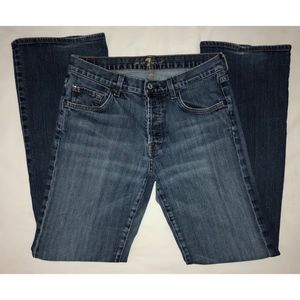 7 For All Mankind Relaxed Buttonfly Jeans Size 31